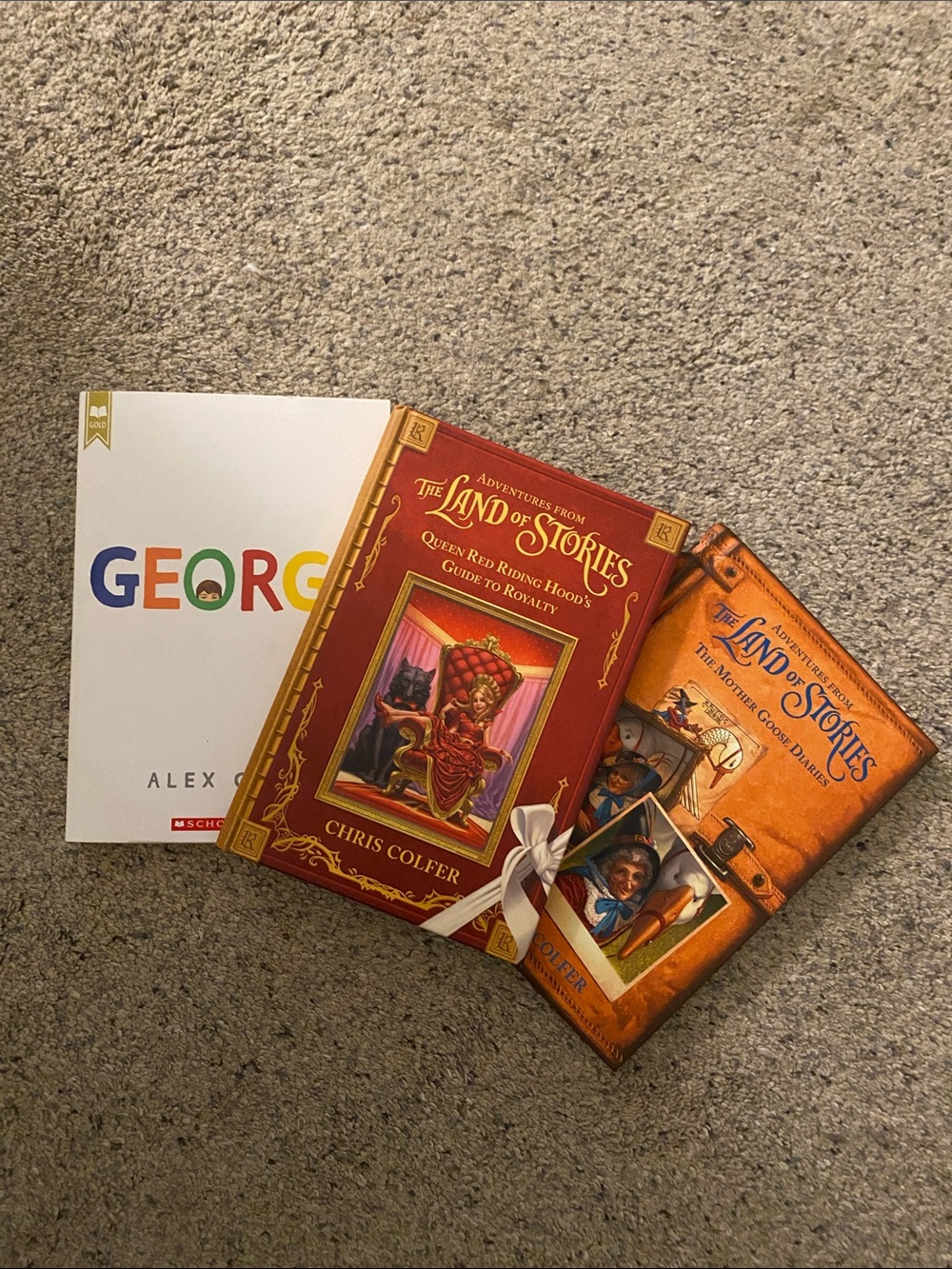 Scholastic Children's Book Set - Red, White, Orange, Blue